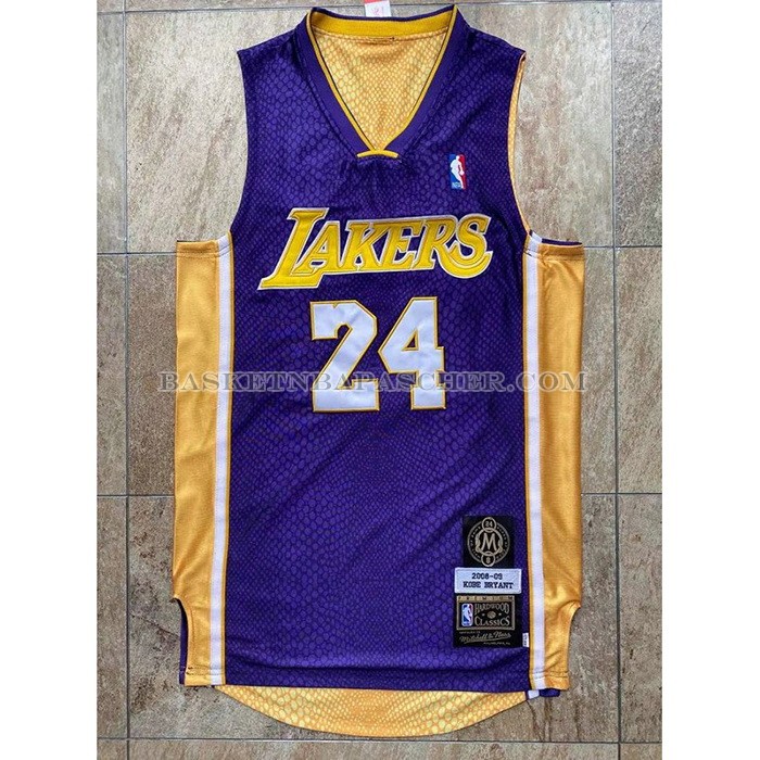 Maillot Los Angeles Lakers Kobe Bryant Exterieur Mitchell & Ness Volet